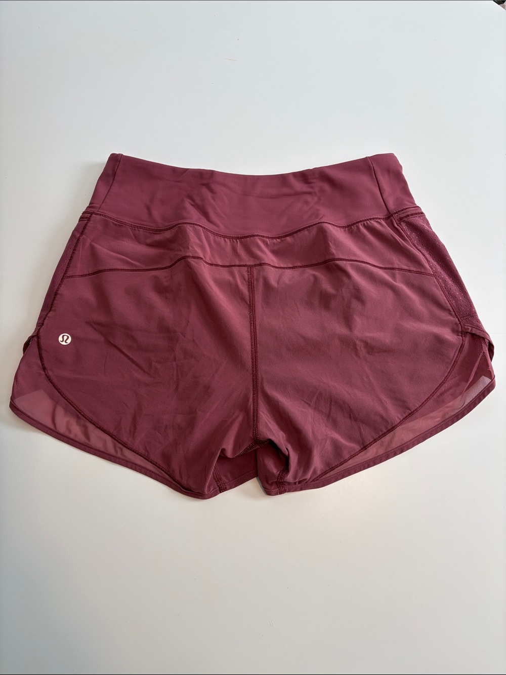 lululemon athletica Women's Deep Wine Athletic Shorts